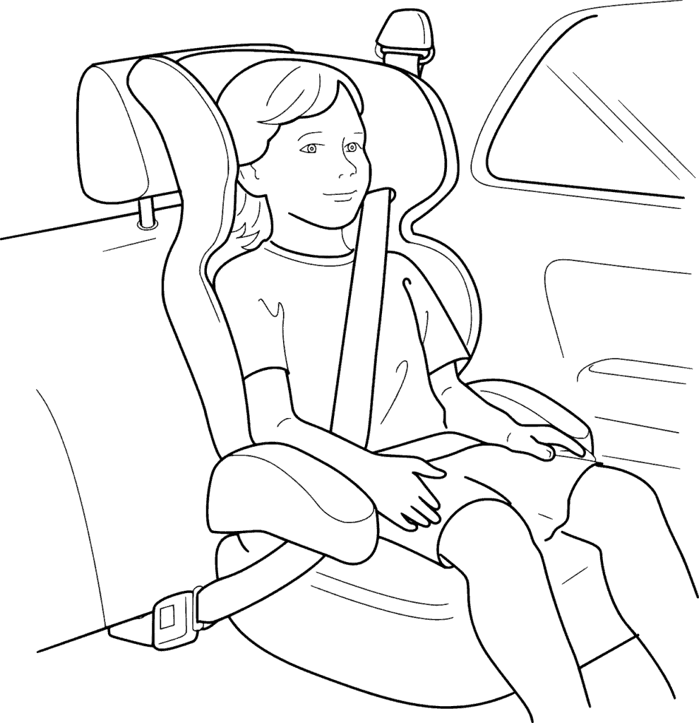 ילד חגור